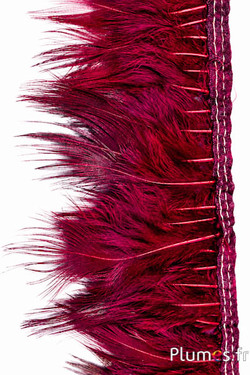 Franje Goudfazant - ver.-l. 6-8 cm - bordeaux